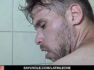 Latino Renovator Sucks Cock for Extra Service?