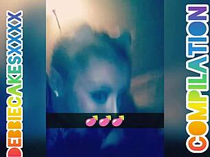 Debbiecakesxxxx unleashes her cock sucking and pussy pounding compilation