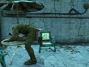 Damn, That Mutant Gave Me a Wild Ride in Fo4!