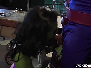 She Hulk parody scene with Chyna in action