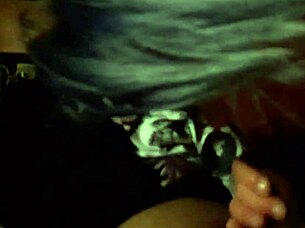 white girl eagerly sucking on a big cock