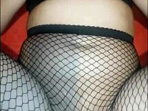 young lady with maya is getting a hot massage