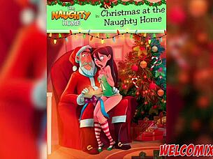 Christmas orgy at naughty home