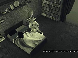 Blonde punished for cheating on Halloween