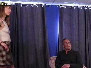 Amateur Femdom Babes Deepthroat And Tug Cock In Threesome