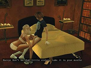 Blonde punished for cheating on Halloween