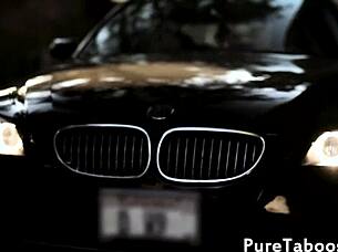 gorgeous teen 18+ stepdaughter rides cowgirl for creampie