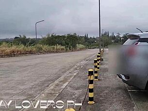 Two Beautiful Pinay Women Fucked in Public Parking Lot During Sex Scandal