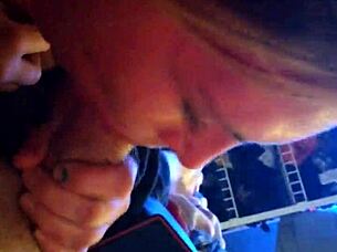 Homemade amateur video with cumshot scene