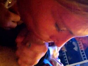 Homemade amateur video with cumshot scene