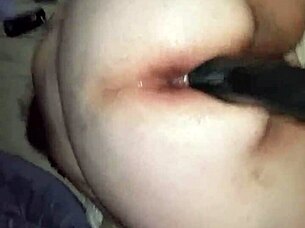 Is this BBW riding a big dildo?