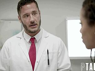 Kira Noir's naughty hospital clinical trial fun