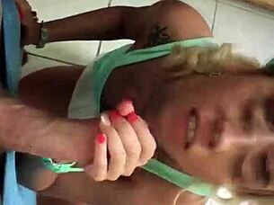 Marsha May And Gina Suck In Threesome Blowjob