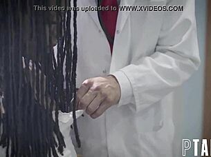 Kira Noir's naughty hospital clinical trial fun