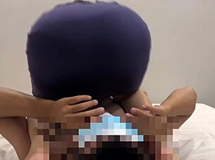 myanmar schoolboy gets face sat by girl rubbing her hairy pussy on him