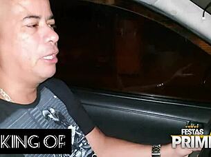 Behind the scenes of Mirella Mansur's scene with Leo Ogro at the Prime party.