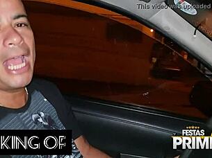 Behind the scenes of Mirella Mansur's scene with Leo Ogro at the Prime party.