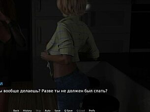 In Waterworld, she sucks his cock while he fucks her