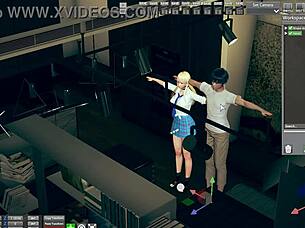 Detailed process of creating 3d hentai animations