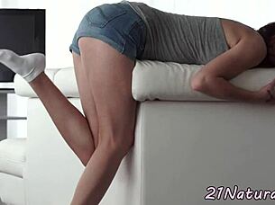 does this smalltits babe enjoy fingering her pussy?