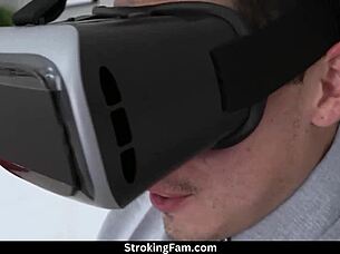 Ebony Girlfriend Fucked By Stepbros