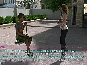 wife and stepmother playing a naughty game 😏