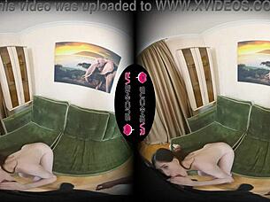 brunette girl sucks cock and gets hard fucked