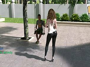 wife and stepmother playing a naughty game 😏