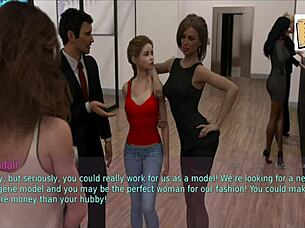 wife and stepmother playing a naughty game 😏