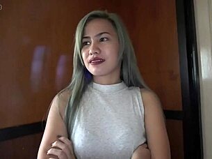 accidental creampie happens during homemade asian hardcore session