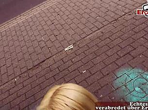 Blonde Teen Slut Fucked In Public Park