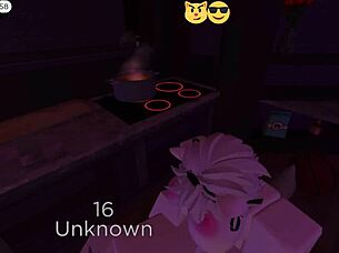 A hot babe fucking doggystyle