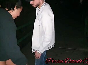 Watch Him Fuck That Puffy Pussy On The Bridge!