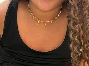 Hot woman shows off in hotel bathroom