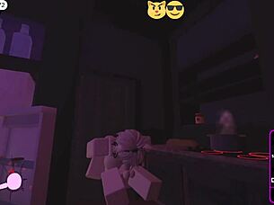 A hot babe fucking doggystyle