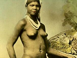 Vintage Women Show Off Natural Tits Outdoors!