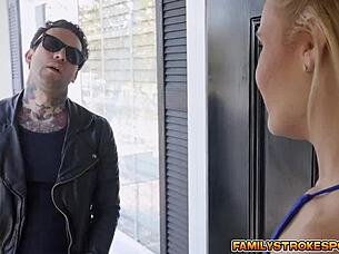 Small Hands Shove Giant Cock Inside Jade Amber's Tight Pussy!