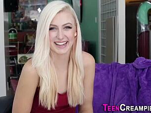 blonde teen 18+ creampied