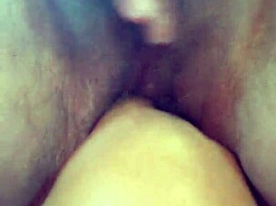 Feeling the intense pleasure as bankchix cums in her pussy during passionate encounter