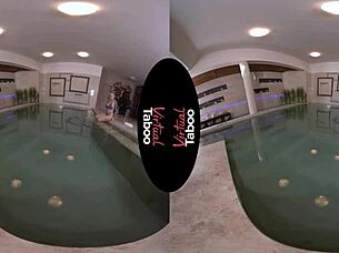 Kayla Green in virtual taboo with wet shaved pussy