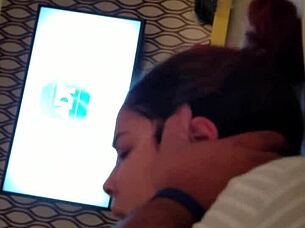 My wife and i share a creampie moment