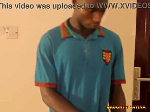 Horny wife fucks electrician fixing TV!