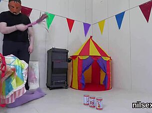 Horny sweetie taken in butthole madhouse for painful treatment