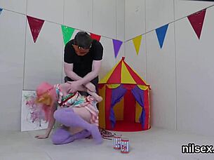 Horny sweetie taken in butthole madhouse for painful treatment