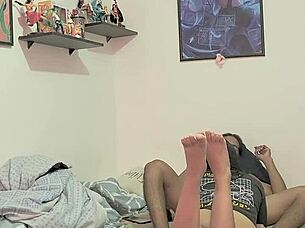 Hidden angle for big-ass brunette 😍