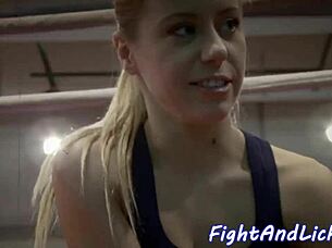 do you want to see the european lesbian beauties licking and fingering each other's pussies in a wrestling match?