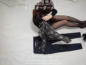 underwear fetish with striptease and ripped clothes