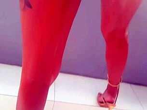 bia lubes her big ass and pussy all over solo