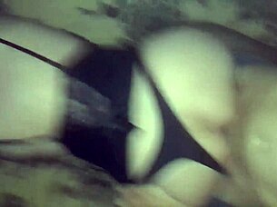 Latina milf in black lingerie gets bent over for doggystyle sex!