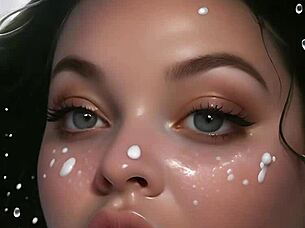 face painting with 100 facials?